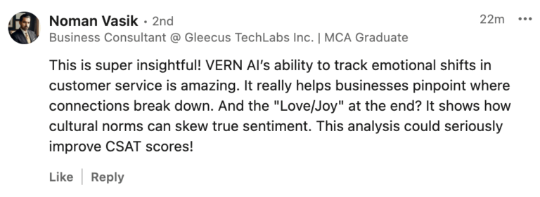 "This analysis could seriously improve CSAT scores!"
